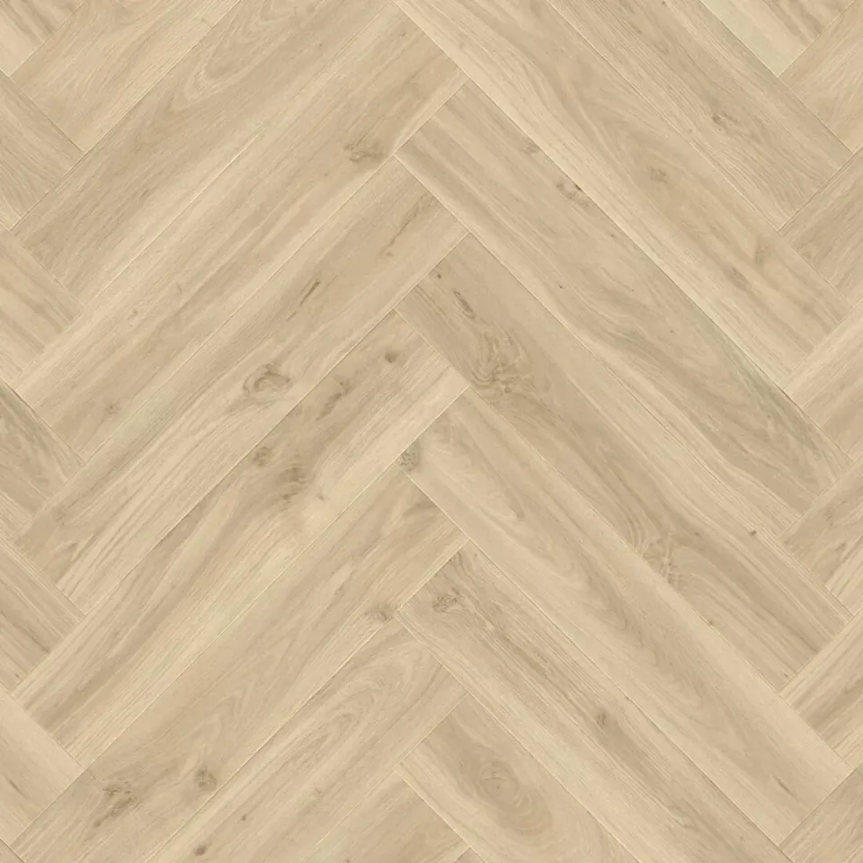 Vinil na klik Moduleo Layred v vzorcu ribja kost, dekor Classic Oak