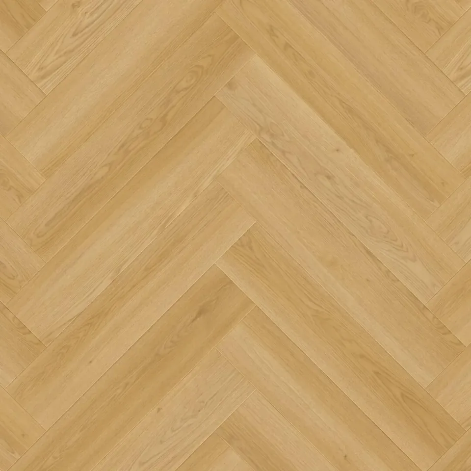 Vinil na klik Moduleo Layred v vzorcu ribja kost, temni dekor Dingle Oak